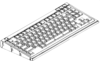 Sideways Computer Keyboard Clip Art